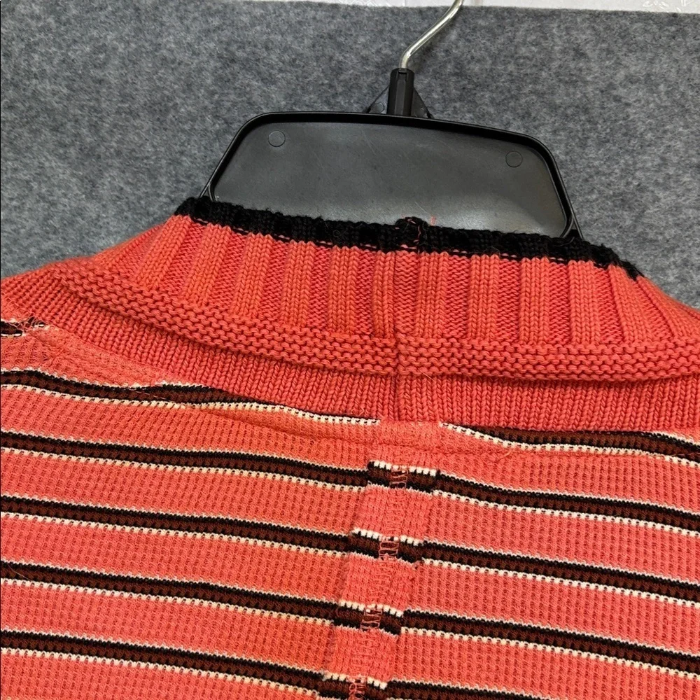 Free People We The Free Avalanche Thermal beaded Crop Top Striped Ribbed shirt